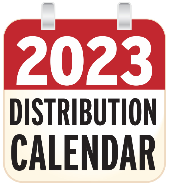 Distribution calendar 2023