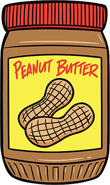 peanut butter clip art LO RES